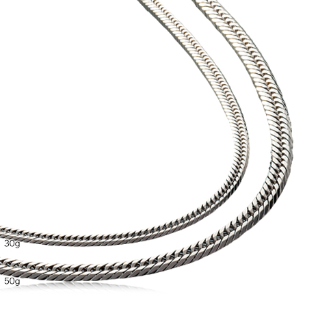 ３０ｇ）プラチナトリプル１２面カット喜平ネックレス