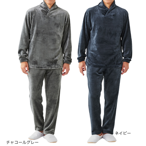 単品）＜セルヴァン＞毛布の暖かメンズパジャマ