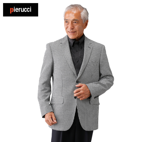 ＜ピエルッチ＞千鳥柄ジャケット