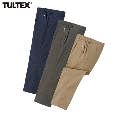 ＜タルテックス＞刺繍入りストレッチカラーパンツ同サイズ３色組