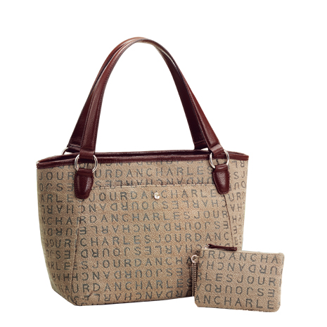 ＜シャルル　ジョルダン＞トートバッグ＆ミニポーチ