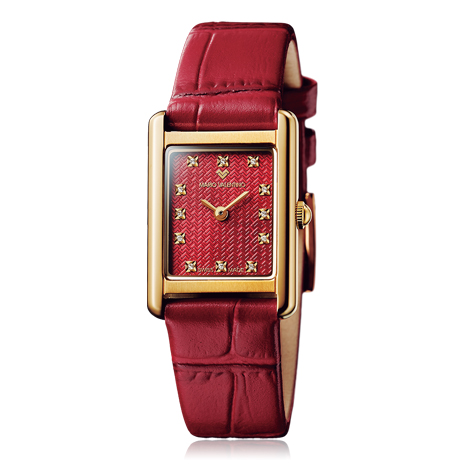 ＜マリオ・ヴァレンティ－ノ＞１２ダイヤモンドの宝飾腕時計