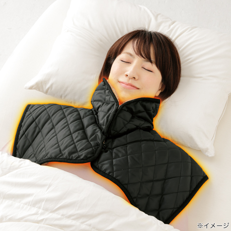 寒がりさんの冬ぽか肩当てベスト