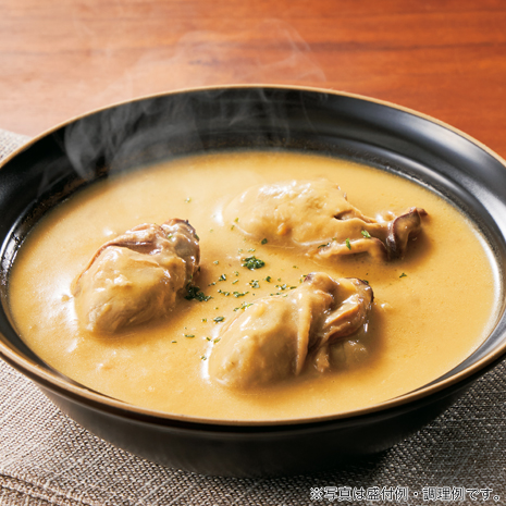 広島の生牡蠣使用！牡蠣のチャウダー