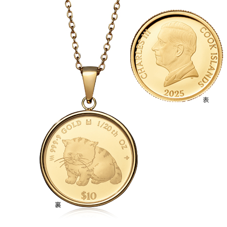 （ペンダント）２０２５年　キャットコインペンダント