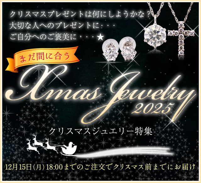 まだ間に合う！X'mas Jewelry 2025